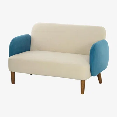 The Range Small 2 Seater Nordic Loveseat Sofa - Blue