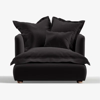 Rose & Grey Penny Love Seat