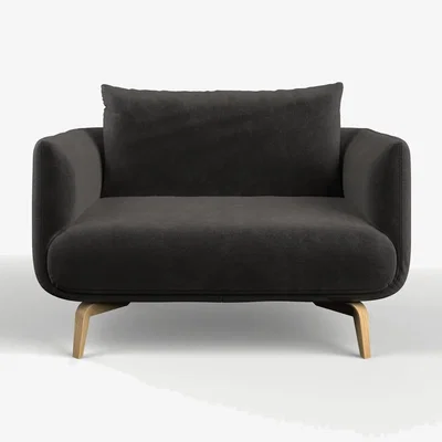 Rose & Grey Hebden Curved Love Seat
