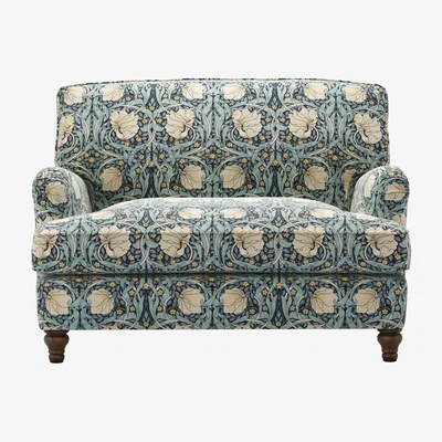 Sofa.com Bluebell Loveseat Sofa Bed in Pimpernel Velvet Indigo