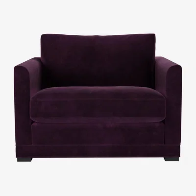 Sofa.com Aissa Loveseat in Damson Smart Velvet