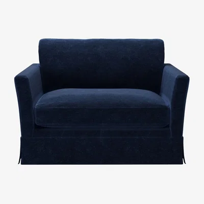 Sofa.com Otto Loveseat in Port Royal Aquaclean Clever Chenille