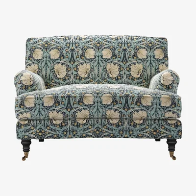 Sofa.com Bluebell Loveseat in Pimpernel Velvet Indigo