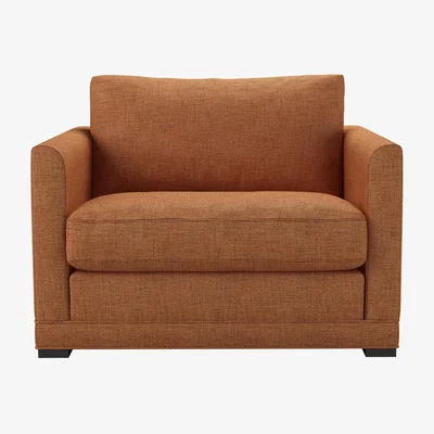 Sofa.com Aissa Loveseat in Terracotta Florence Textured Weave