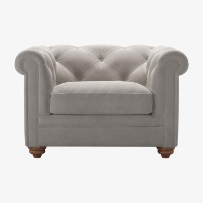 Sofa.com Patrick Loveseat in Nimbus Aquaclean Clever Velvet