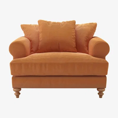Sofa.com Perfectly Pristine Teddy Loveseat in Marrakesh Easy Cotton - sofa.com