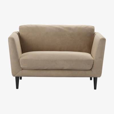 Sofa.com Holly Loveseat in Fawn Aquaclean Clever Velvet