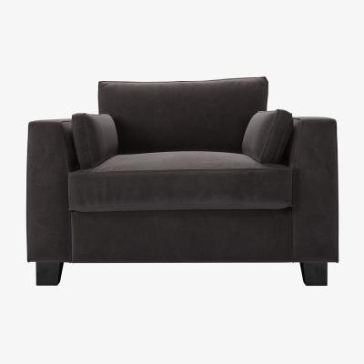 Sofa.com Bowie Loveseat in Shale Aquaclean Clever Velvet