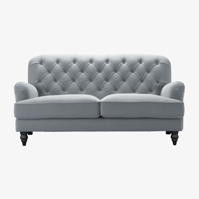 Sofa.com Snowdrop Button Back 2.5 Seat Sofa in Sealion Smart Cotton - sofa.com