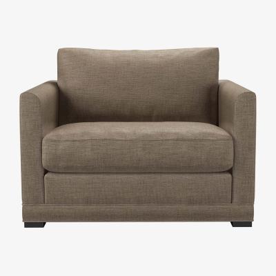 Sofa.com Aissa Loveseat in Greige Florence Textured Weave