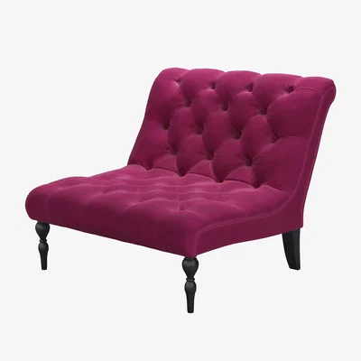 Sofa.com Claude Loveseat in Persian Rose Smart Velvet