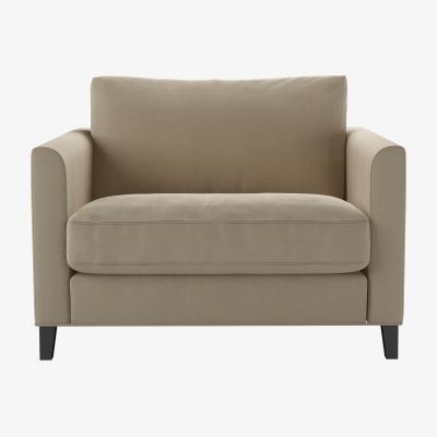 Sofa.com Izzy Loveseat in Pennine Stone Organic Smart Cotton