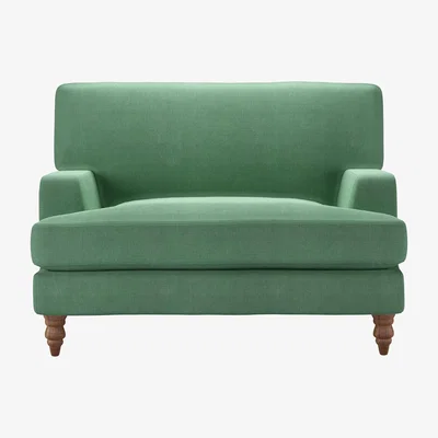 Sofa.com Isla Loveseat in Celadon Easy Cotton