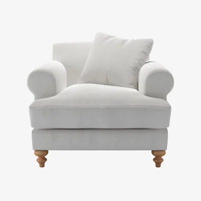 Sofa.com Teddy Loveseat in Harbour Aquaclean Clever Velvet