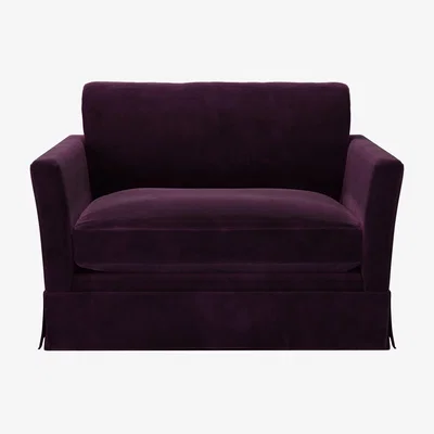 Sofa.com Otto Loveseat in Damson Smart Velvet