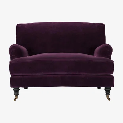 Sofa.com Bluebell Loveseat (breaks down) in Damson Smart Velvet