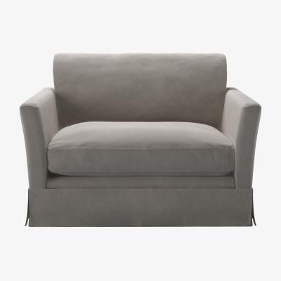 Sofa.com Otto Loveseat in Nimbus Aquaclean Clever Velvet