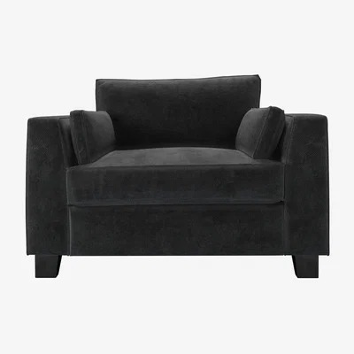 Sofa.com Bowie Loveseat in Raven Speckled Chenille