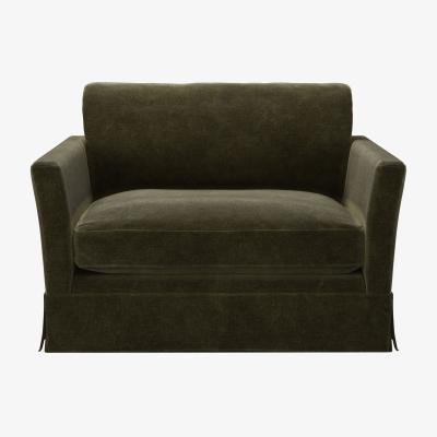 Sofa.com Otto Loveseat in Juniper Aquaclean Clever Chenille