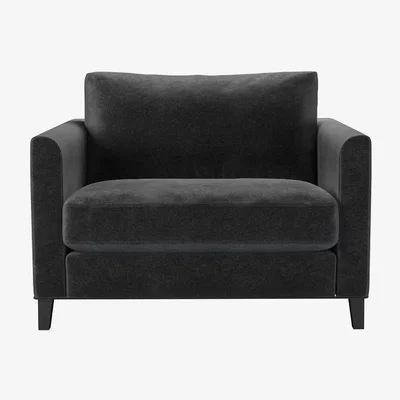 Sofa.com Izzy Loveseat in Armour Smart Velvet - sofa.com