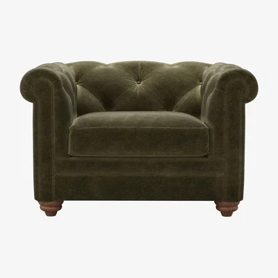 Sofa.com Patrick Loveseat in Juniper Aquaclean Clever Chenille