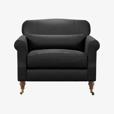 Sofa.com Dahlia Loveseat in Smoke Soft Leather - sofa.com