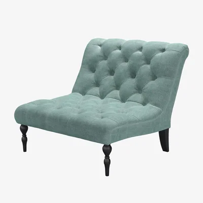 Sofa.com Claude Loveseat in Sea Spray Aquaclean Clever Chenille