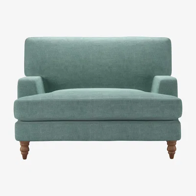 Sofa.com Isla Loveseat in Sea Spray Aquaclean Clever Chenille