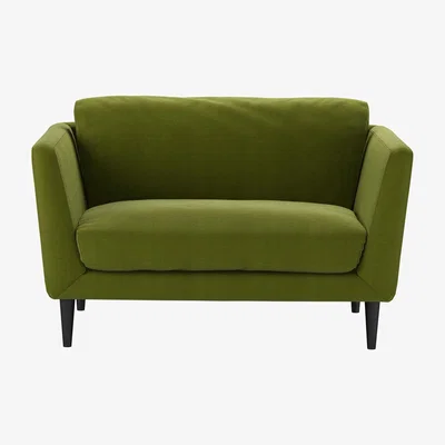 Sofa.com Holly Loveseat in Vine Leaf Organic Smart Cotton