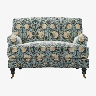 Sofa.com Bluebell Loveseat (breaks down) in Pimpernel Velvet Indigo