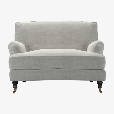 Sofa.com Bluebell Loveseat in Fog Aquaclean Clever Chenille