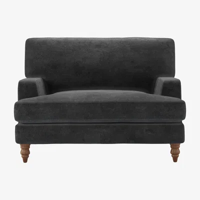 Sofa.com Isla Loveseat in Raven Speckled Chenille