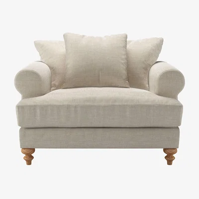 Sofa.com Teddy Loveseat in Jasmine Silky Jacquard Weave