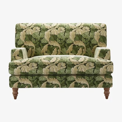 Sofa.com Isla Loveseat in Acanthus Velvet Nettle