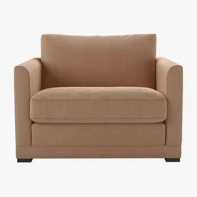 Sofa.com Aissa Loveseat in Rosewater Organic Smart Cotton