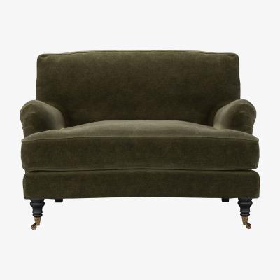 Sofa.com Bluebell Loveseat (breaks down) in Juniper Aquaclean Clever Chenille