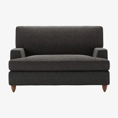 Sofa.com Perfectly Pristine Isla Loveseat Sofa Bed in Anthracite Quartz - sofa.com