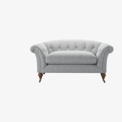 Sofa.com Humphrey Loveseat in Frost Highland Tweed - sofa.com