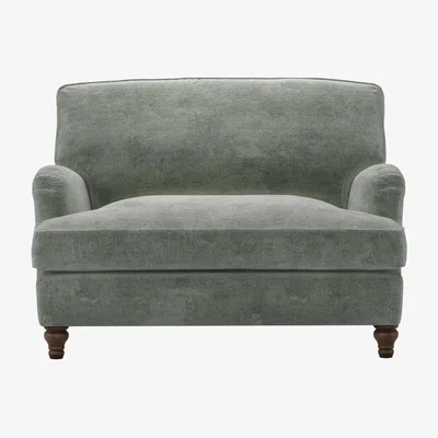 Sofa.com Bluebell Loveseat Sofa Bed in Moonstone Speckled Chenille