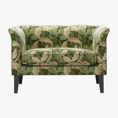 Sofa.com Fingal Loveseat in Acanthus Velvet Nettle