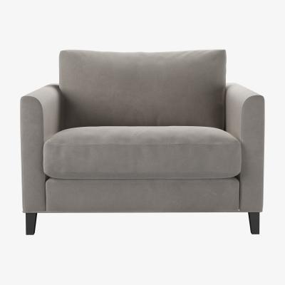 Sofa.com Izzy Loveseat in Nimbus Aquaclean Clever Velvet
