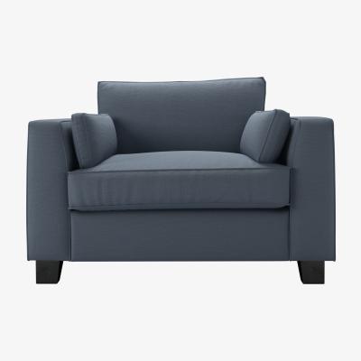 Sofa.com Bowie Loveseat in Loch Brushed Linen Cotton - sofa.com