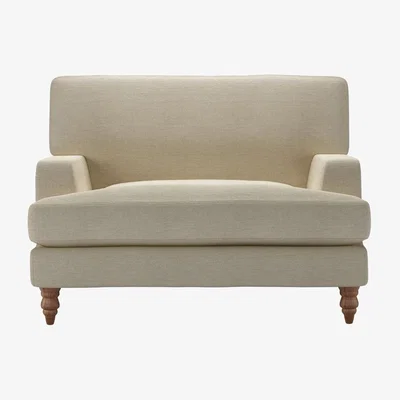 Sofa.com Isla Loveseat in Pampas Hygge Smart Linen