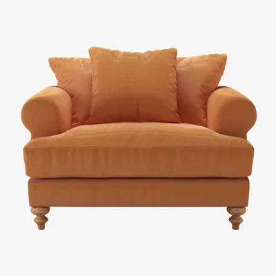 Sofa.com Teddy Loveseat in Marrakesh Easy Cotton - sofa.com