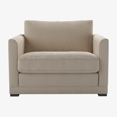Sofa.com Aissa Loveseat in Elderflower Organic Smart Cotton