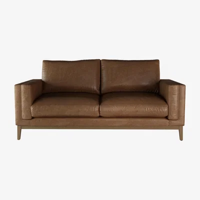 Sofa.com Costello 2.5 Seat Sofa in Tan Vintage Leather - sofa.com