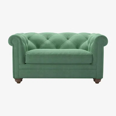 Sofa.com Patrick Loveseat in Celadon Easy Cotton