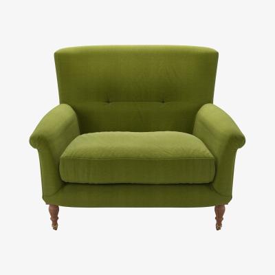Sofa.com Alderney Loveseat in Vine Leaf Organic Smart Cotton
