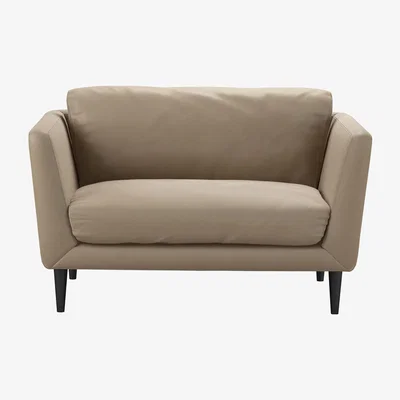 Sofa.com Holly Loveseat in Coconut Soft Leather - sofa.com