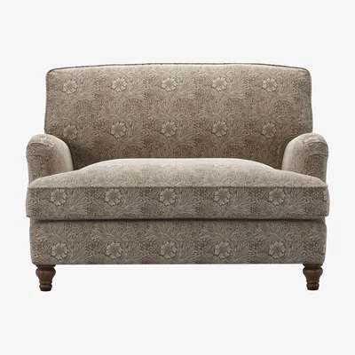 Sofa.com Bluebell Loveseat Sofa Bed in Marigold Velvet Iron